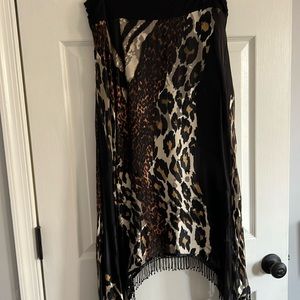 Women’s cheetah print skirt